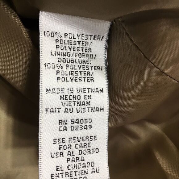 SUIT STUDIO TAN 3 BUTTON LONG SLEEVE BLAZER 6P - Picture 3 of 10